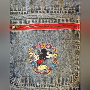 90s Disney Mickey Mouse Overalls M